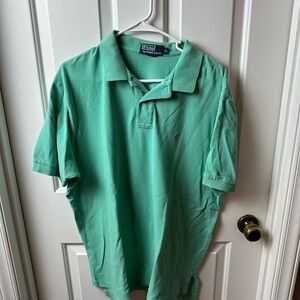 Ralph Lauren Men's Mint Green Polo Shirt